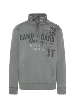 Пуловер CAMP DAVID Strick, зеленый
