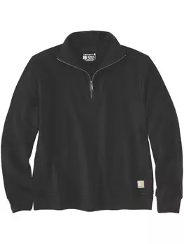 Пуловер CARHARTT Sweatshirt Half Zip, черный