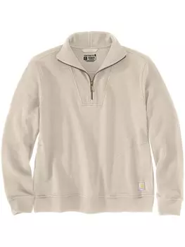 Пуловер CARHARTT Sweatshirt Half Zip, кремовый