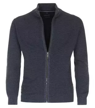 Пуловер CASAMODA Strickjacke, синий