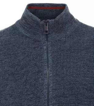 Пуловер CASAMODA Strickjacke, синий