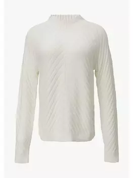 Пуловер comma CI Strickpullover langarm, белый