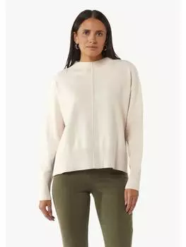 Пуловер comma CI Strickpullover langarm, бежевый