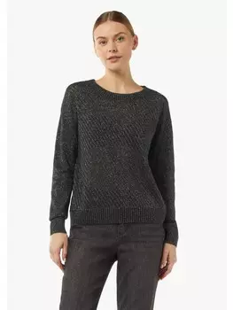 Пуловер comma CI Strickpullover langarm, черный