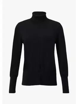 Пуловер comma CI Strickpullover langarm, черный