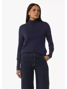 Пуловер comma CI Strickpullover langarm, синий