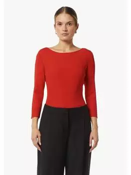 Пуловер comma Strickpullover 3/4 Arm, красный