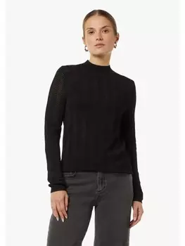 Пуловер comma Strickpullover langarm, черный