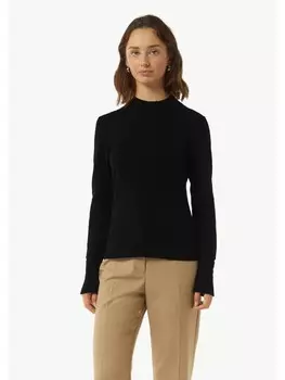 Пуловер comma Strickpullover langarm, черный