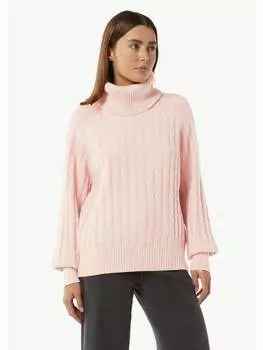 Пуловер comma Strickpullover langarm, розовый