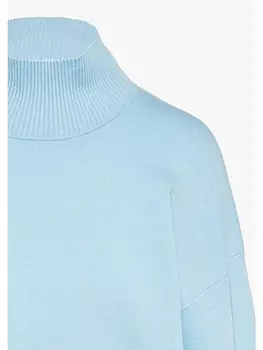 Пуловер comma Strickpullover langarm, синий