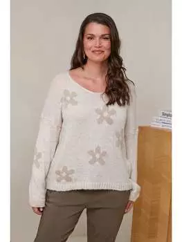 Пуловер Curvy Lady Pullover, бежевый