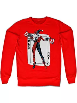 Пуловер DC Commics Harley Quinn, красный