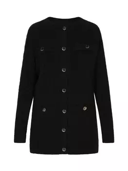 Пуловер DreiMaster Klassik Cardigan, черный