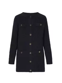 Пуловер DreiMaster Klassik Cardigan, синий