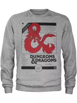 Пуловер Dungeons And Dragons, серый