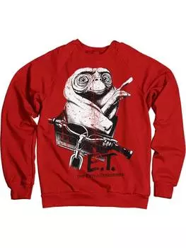 Пуловер E.T., красный