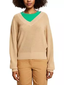 Пуловер ESPRIT Pullover, бежевый
