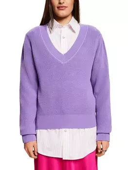 Пуловер ESPRIT Pullover, фиолетовый
