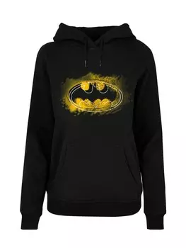 Пуловер F4NT4STIC Basic DC Comics Batman Superheld Spray Logo, черный