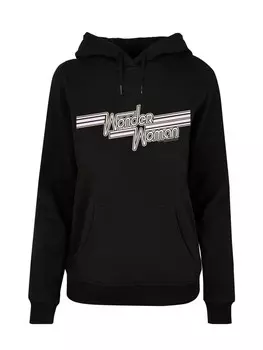 Пуловер F4NT4STIC Basic DC Comics Wonder Woman Superheld Lines Logo, черный