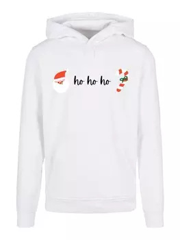 Пуловер F4NT4STIC Basic Ho Ho Ho Weihnachten, белый