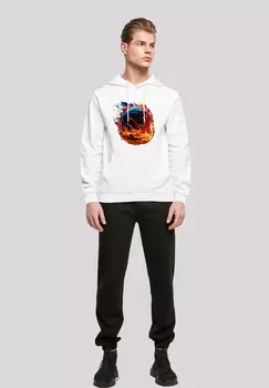 Пуловер F4NT4STIC Basic Hoodie Basketball On Fire Sport HOODIE, белый
