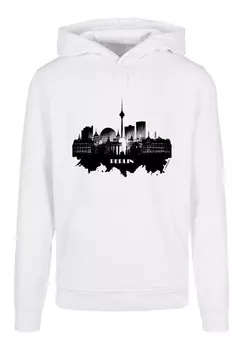 Пуловер F4NT4STIC Basic Hoodie Cities Collection Berlin skyline, белый