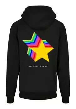 Пуловер F4NT4STIC Basic Hoodie SIlvester Party Happy People Only, черный