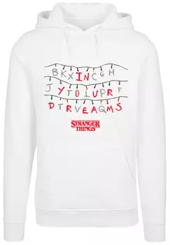 Пуловер F4NT4STIC Hoodie Stranger Things, белый