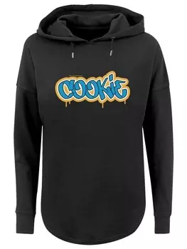 Пуловер F4NT4STIC Oversized Sesamstrae Cookie Graffiti Tag, черный