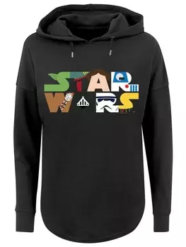 Пуловер F4NT4STIC Oversized Star Wars Character Logo, черный