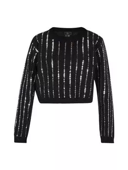 Пуловер faina Pullover, черный