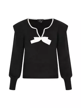 Пуловер faina Pullover, цвет Schwarz Weiss