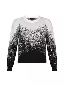 Пуловер faina Pullover, цвет Wollweiss Schwarz
