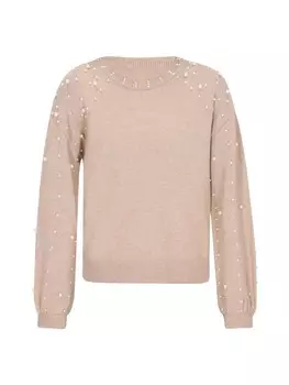 Пуловер faina Sweater, бежевый