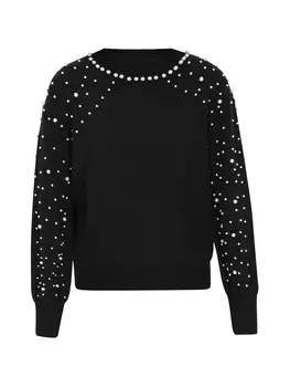 Пуловер faina Sweater, черный