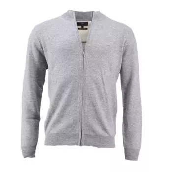 Пуловер FYNCH HATTON Cardigan Zip, серый