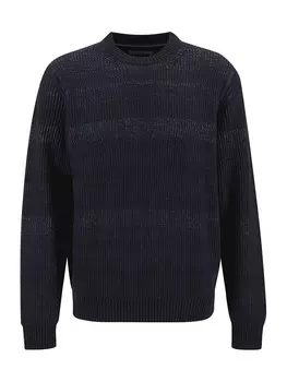 Пуловер FYNCH-HATTON Wollpullover, темно-синий