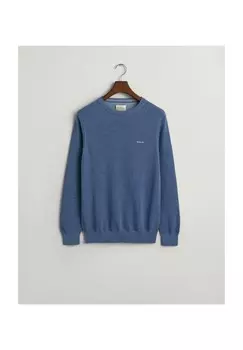 Пуловер GANT, цвет Denim Blue Melange