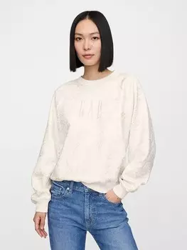 Пуловер GAP Sweatshirt, кремовый