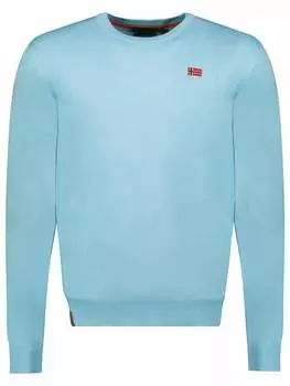 Пуловер Geographical Norway, светло-синий