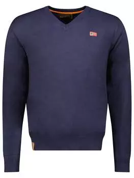 Пуловер Geographical Norway, темно-синий