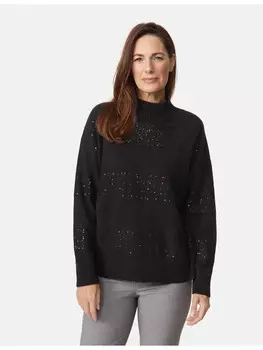 Пуловер Gerry Weber Langarm Rundhals, черный