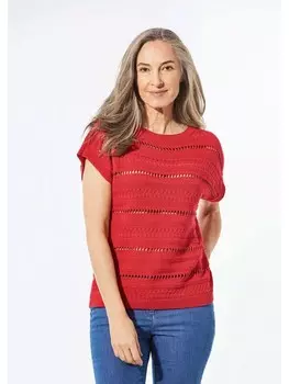 Пуловер GOLDNER Stricktop, красный