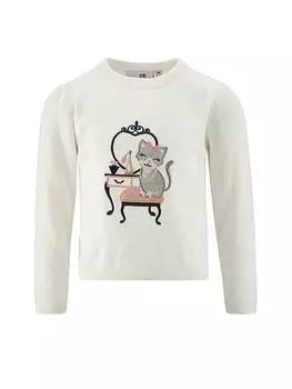 Пуловер happy girls by Eisend Pullover, кремовый