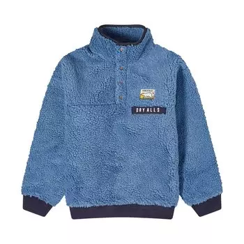Пуловер Human Made Boa Fleece Pullover, синий