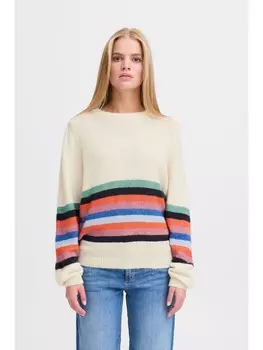 Пуловер ICHI Strickpullover, красочный
