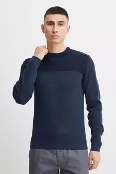Пуловер INDICODE Rundhals IDLabel 35661MM, синий