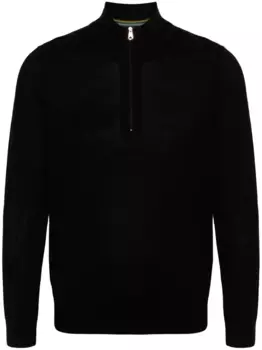 Пуловер из шерсти мериноса Paul Smith, черный